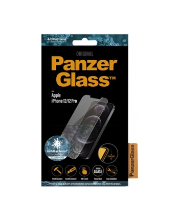 panzerglass Szkło ochronne Standard Super+ iPhone 12/12 Pro AntiBacterial