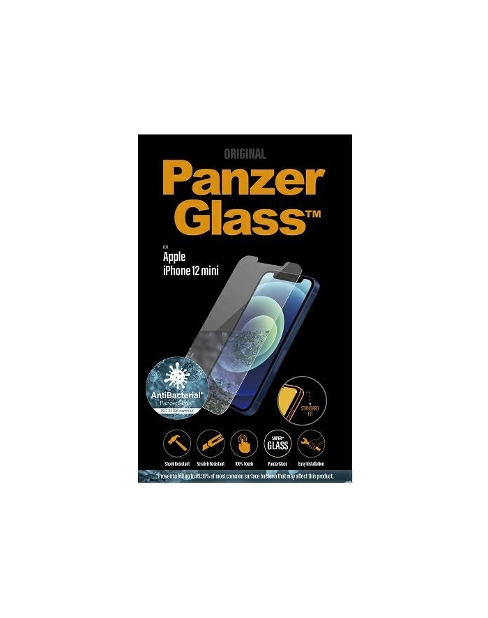 panzerglass Szkło ochronne Standard Super+ iPhone 12 Mini AntiBacterial główny