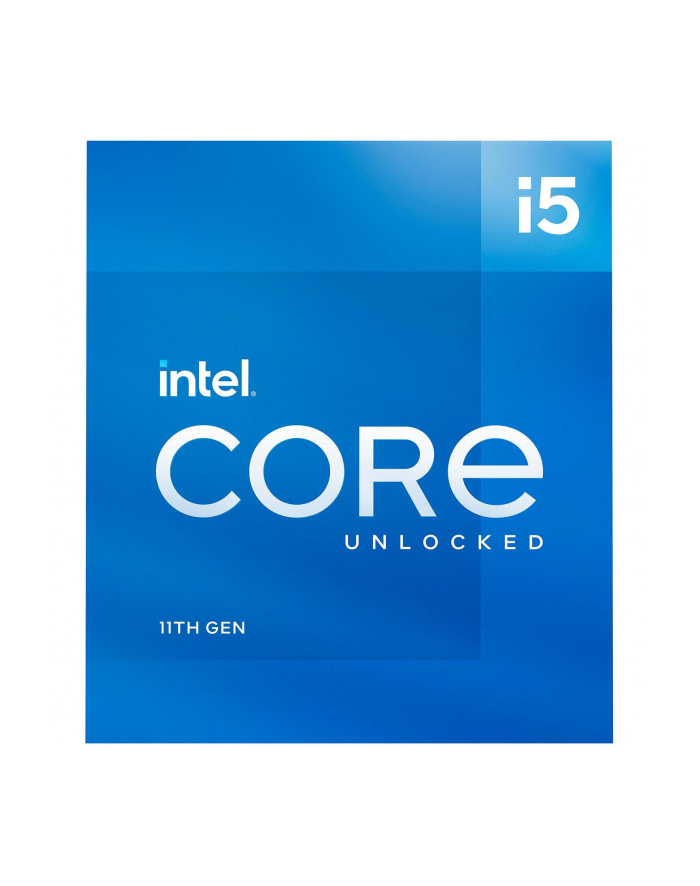 Intel CPU Desktop Core i5-11600K (3.9GHz, 12MB, LGA1200) box główny