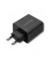 qoltec Ładowarka sieciowa | 42W | 5-20V | 2.25-3A | USB typ C PD | USB | Czarna - nr 7