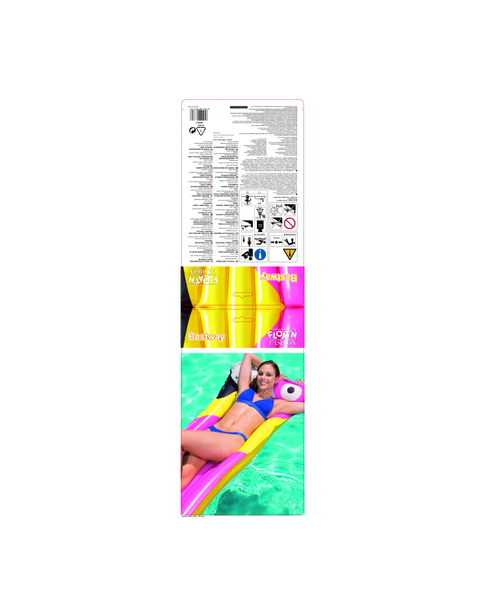 bestway Materac dmuchany 183x76cm B44021 mix cena za 1 szt główny