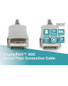 digitus Kabel połączeniowy hybrydowy AOC DisplayPort 1.4 8K/60Hz UHD DP/DP M/M 10m Czarny - nr 5