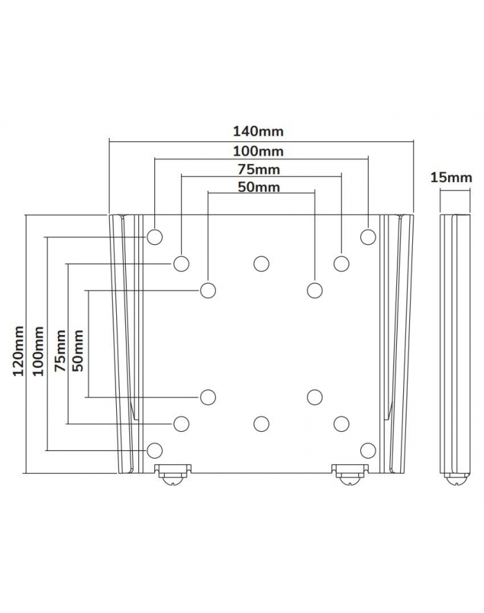 neomounts by newstar Uchwyt monitorowy ultracienki FPMA-W25 główny