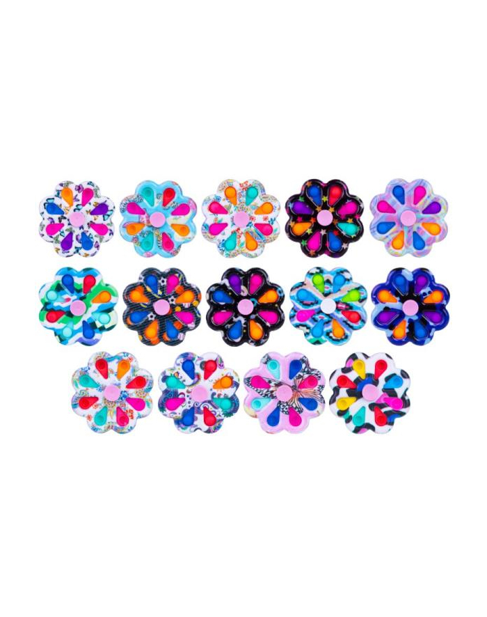 norimpex PROMO Zabawka sensoryczna antystresowa POP IT Spiner mozaika 8 ramion mix kolorów 1005346 cena za 1 szt główny