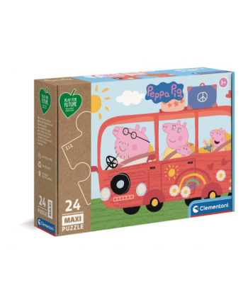 Clementoni Puzzle 24el Maxi podłogowe Play for future. Świnka Pepa 24221 p6