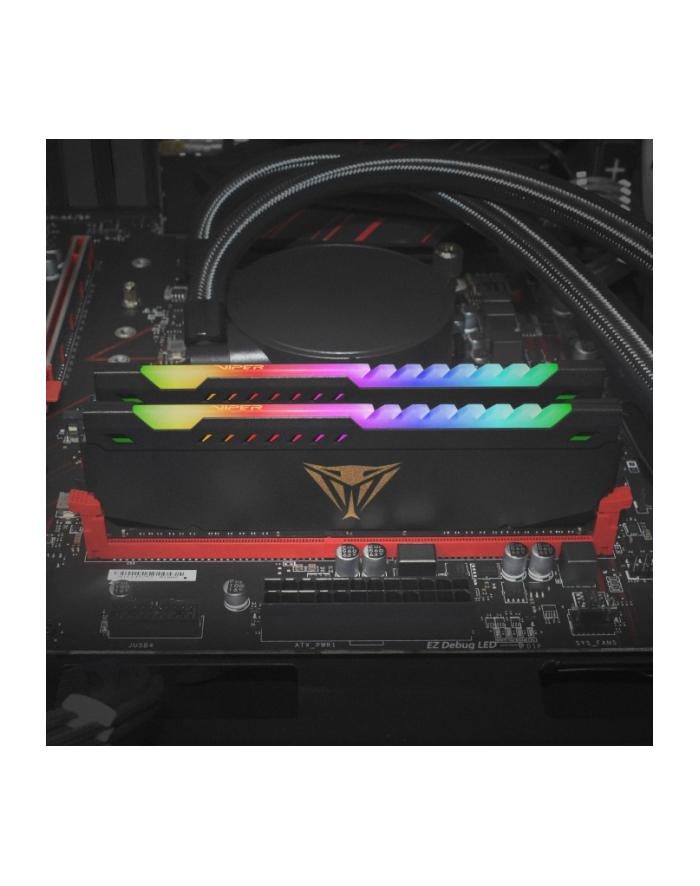 patriot Pamięć DDR4 Viper RGB LED 8GB/3200(1*8GB) czarna CL18 główny