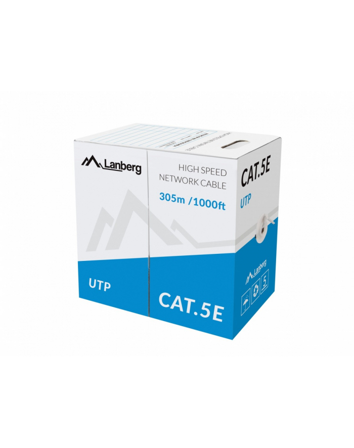 LANBERG LAN cable UTP cat.5e 305m solid CCA orange główny