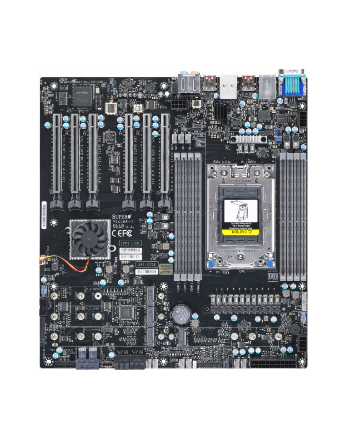 super micro computer SUPERMICRO Motherboard Flagship MB AMD Threadripper Pro W3000X series 8x DDR4 4xSATA E-ATX główny