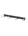 DIGITUS DN-97668 1U cable management panel with brush 4xsteel rings 40x75mm grey RAL 7035 - nr 2
