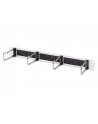 DIGITUS DN-97668 1U cable management panel with brush 4xsteel rings 40x75mm grey RAL 7035 - nr 5