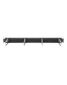 DIGITUS DN-97669 1U cable management panel with brush 4xsteel rings 40x75mm Kolor: CZARNY RAL 9005 - nr 6