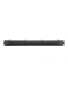 DIGITUS DN-97669 1U cable management panel with brush 4xsteel rings 40x75mm Kolor: CZARNY RAL 9005 - nr 8