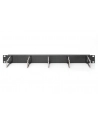 DIGITUS DN-97667 1U cable management panel 5xsteel rings 40x75mm Kolor: CZARNY RAL 9005 - nr 2