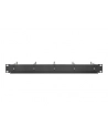 DIGITUS DN-97667 1U cable management panel 5xsteel rings 40x75mm Kolor: CZARNY RAL 9005 - nr 9