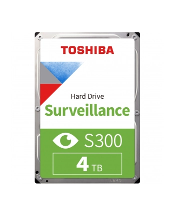 toshiba europe TOSHIBA S300 Surveillance HDD 4TB 3.5inch SATA 5400rpm 256MB 24/7 3yr BULK