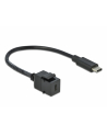 D-ELOCK Keystone Module USB 3.0 C female > USB 3.0 C male with cable - nr 3