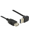 D-ELOCK Cable EASY-USB 2.0-A male up/down angled > USB 2.0-A female extension 1 m - nr 12