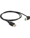 D-ELOCK Cable EASY-USB 2.0-A male up/down angled > USB 2.0-A female extension 1 m - nr 18