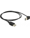 D-ELOCK Cable EASY-USB 2.0-A male up/down angled > USB 2.0-A female extension 1 m - nr 21