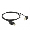 D-ELOCK Cable EASY-USB 2.0-A male up/down angled > USB 2.0-A female extension 1 m - nr 8
