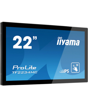 IIYAMA 21.5'' IPS 1920x1080 10 Point Touch Anti-Fingerprint 1000:1 305cd/m2 8ms HDMI DP VGA USB Touch Interface