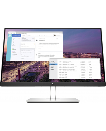 hp inc. HP E-Display E23 G4 23inch IPS FHD 1920x1080 16:9 Display Port HDMI VGA 5xUSB Without Cable 3YW