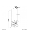neomounts by newstar Uchwyt sufitowy FPMA-C100 WHITE - nr 10