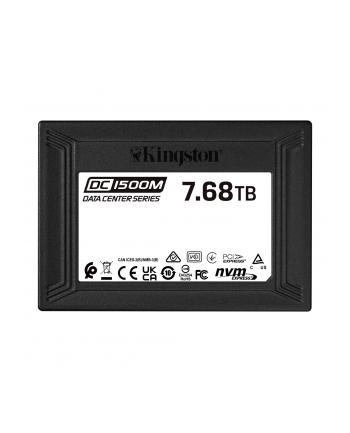 KINGSTON SSD 7680GB DC1500M U.2 NVMe