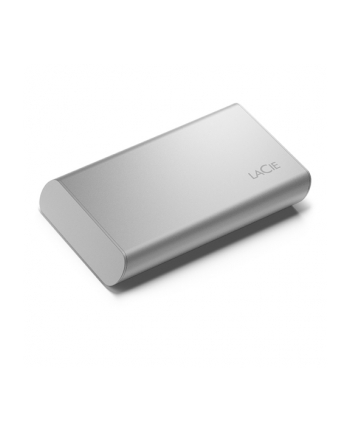 LACIE Portable SSD USB-C 500GB external portable SSD inc rescue service Moon Silver