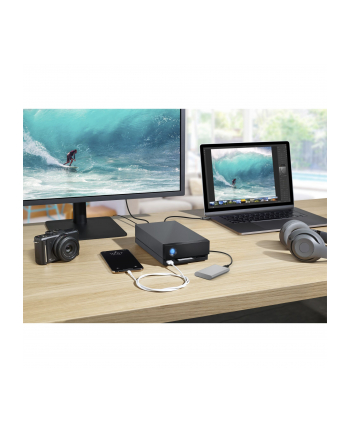 LACIE Portable SSD USB-C 500GB external portable SSD inc rescue service Moon Silver