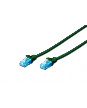 DIGITUS CAT 5e U-UTP patch cable PVC AWG 26/7 length 10m color green