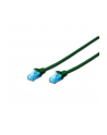 DIGITUS CAT 5e U-UTP patch cable PVC AWG 26/7 length 10m color green - nr 4