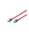DIGITUS CAT 5e U-UTP patch cable PVC AWG 26/7 length 10m color red - nr 4