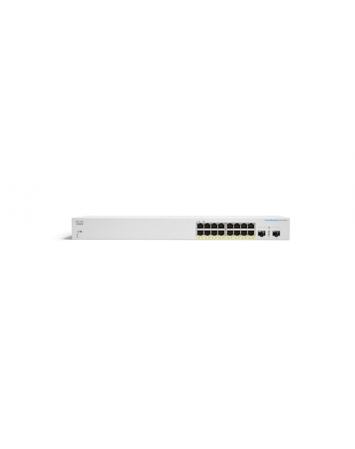 CISCO Business Switching CBS220 Smart 16-port Gigabit 2x1G SFP uplink główny
