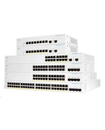 CISCO Business Switching CBS220 Smart 24-port Gigabit Full PoE 382W 4x10G SFP+ uplink