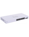 CISCO Business Switching CBS220 Smart 24-port Gigabit 4x1G SFP uplink - nr 4