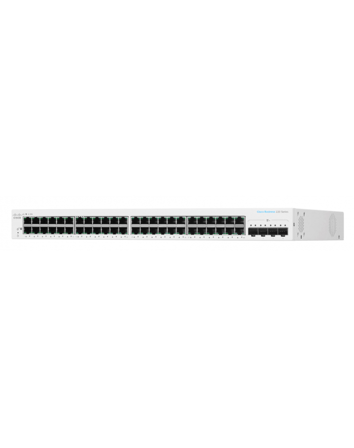 CISCO Business Switching CBS220 Smart 48-port Gigabit 4x10G SFP+ uplink główny