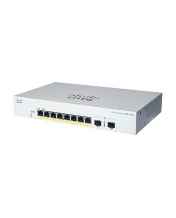 CISCO Business Switching CBS220 Smart 8-port Gigabit PoE 65W 2x1G SFP uplink external power supply