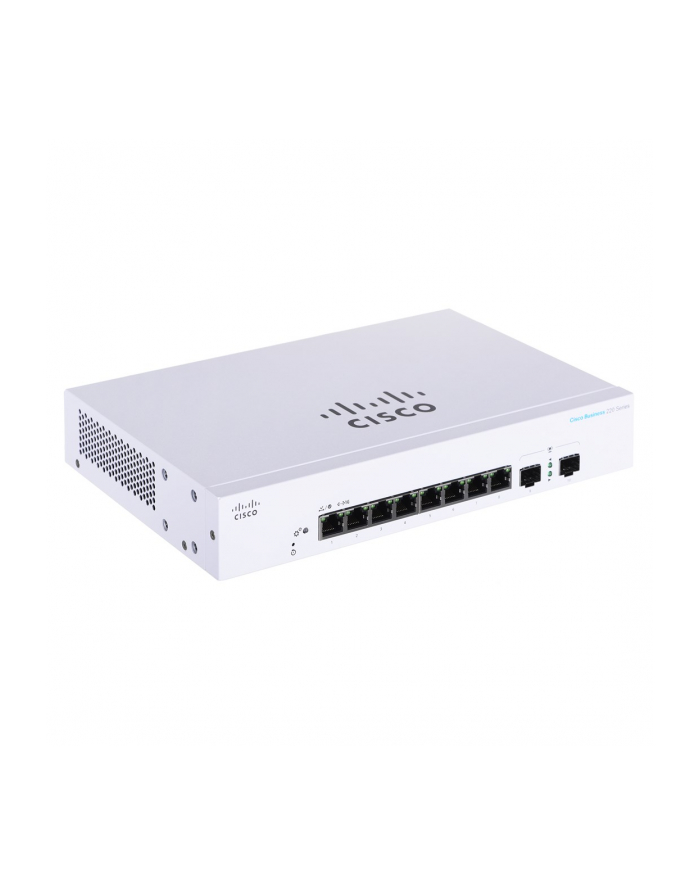 CISCO Business Switching CBS220 Smart 8-port Gigabit 2x1G SFP uplink external power supply główny