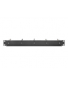 DIGITUS DN-97667 1U cable management panel 5xsteel rings 40x75mm Kolor: CZARNY RAL 9005 - nr 9