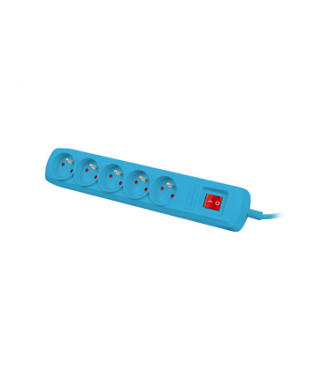 NATEC Bercy 400 1.5m surge protector 5x French outlets blue
