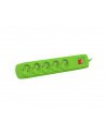 NATEC Bercy 400 1.5m surge protector 5x French outlets green - nr 10