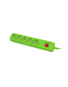 NATEC Bercy 400 1.5m surge protector 5x French outlets green - nr 5