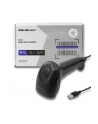 qoltec Laserowy czytnik kodów kreskowych 1D | CCD | USB | Czarny - nr 18