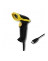 qoltec Laserowy czytnik kodów 1D | 2D | USB |Czarny - nr 13
