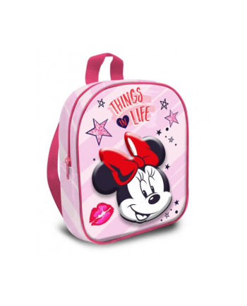Plecak jednokomorowy 3D 24cm Minnie Mouse MN30005 Kids Euroswan