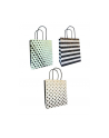 ju-piter Torebka prezentowa biało czarna 9061A 24x31x12cm p12, cena za 1szt - nr 1