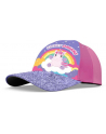 Czapka z daszkiem 52/54 cm Sweet Dreams brokat KL10582 Kids Euroswan - nr 1