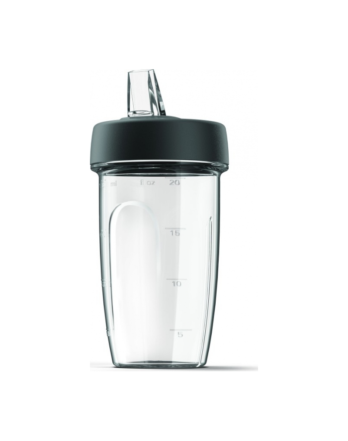 Kenwood Blend-Xtract Sport attachment Smoothie2Go container KAH740PL, cups (transparent / Kolor: CZARNY, 2 pieces) główny