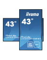 IIYAMA LH4370UHB-B1 43inch VA Super Slim 4K UHD Landscape or Portrait 4000:1 700cd/m2 2xHDMI USB LAN RS232 System Android 9 OS - nr 6